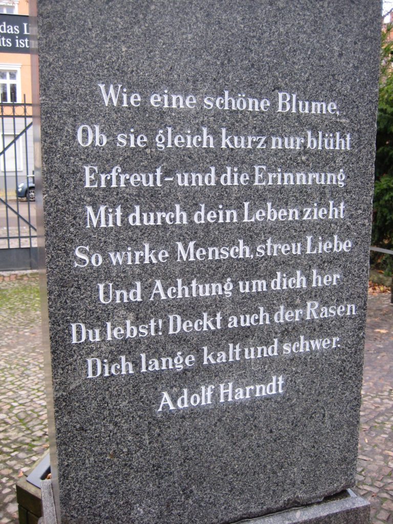 Bedenke, Mensch